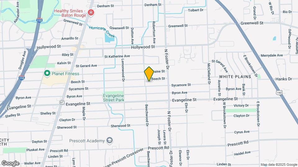 4643 Sycamore St Map and Location Details