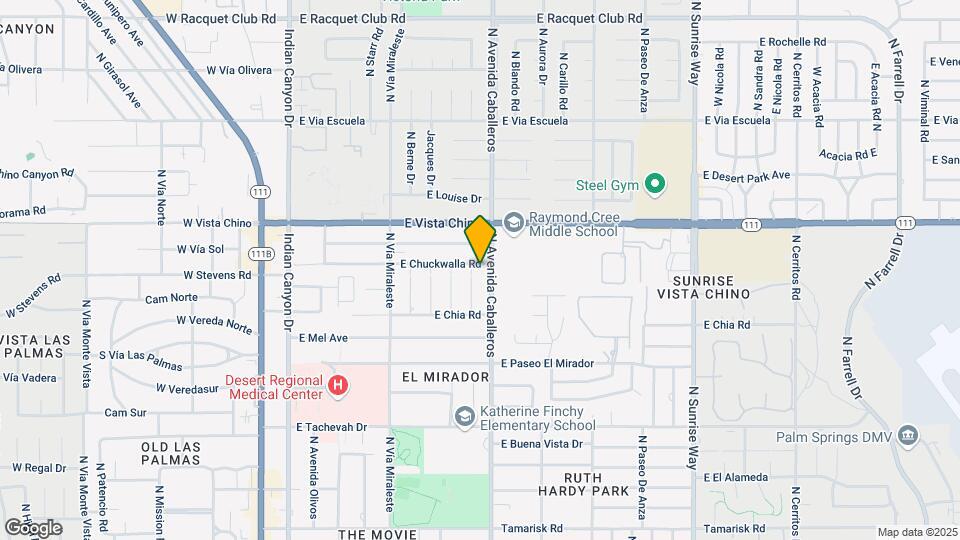 951 E Chuckwalla Rd Map and Location Details