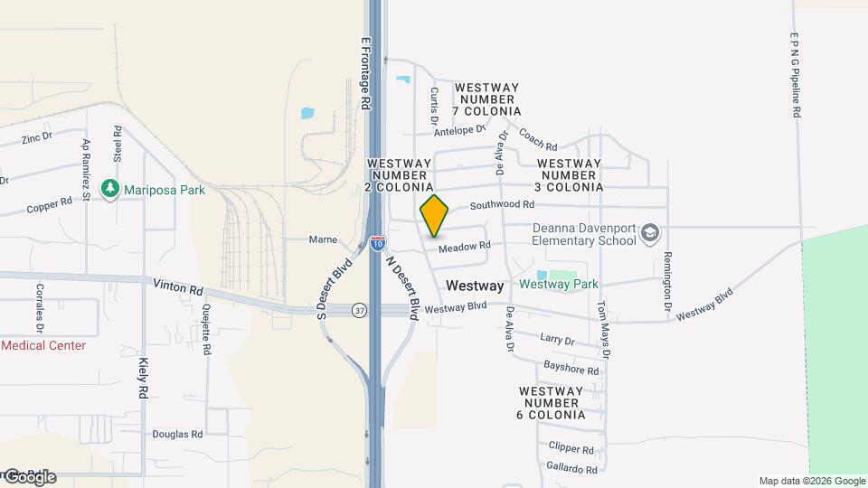 605 Meadow Rd Map and Location Details