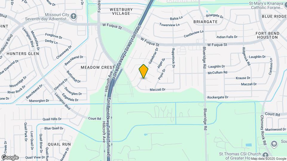 7531 Glenbriar Pl Map and Location Details