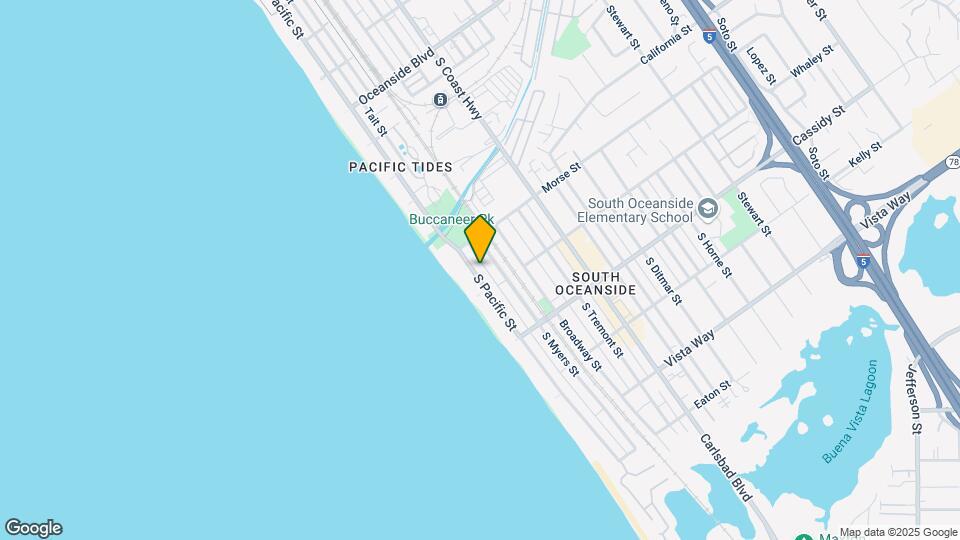 1622-1624 S Pacific St Map and Location Details