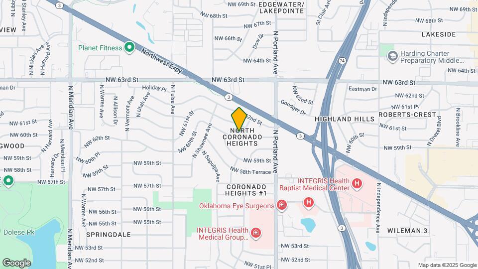 3805 NW 60th St Map and Location Details