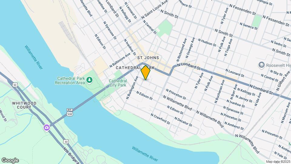 8430 N Princeton st, Unit 1 Map and Location Details