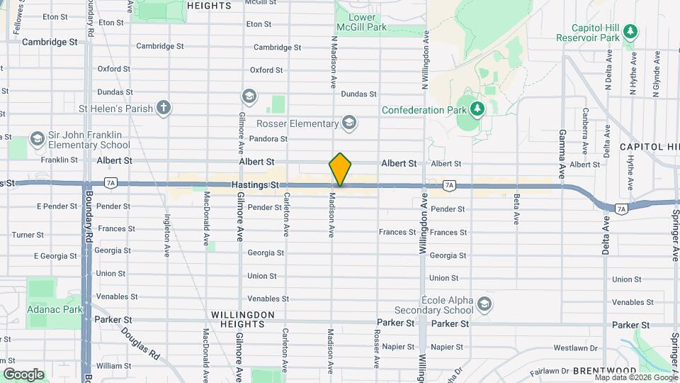 4302-4310 Hastings St Map and Location Details