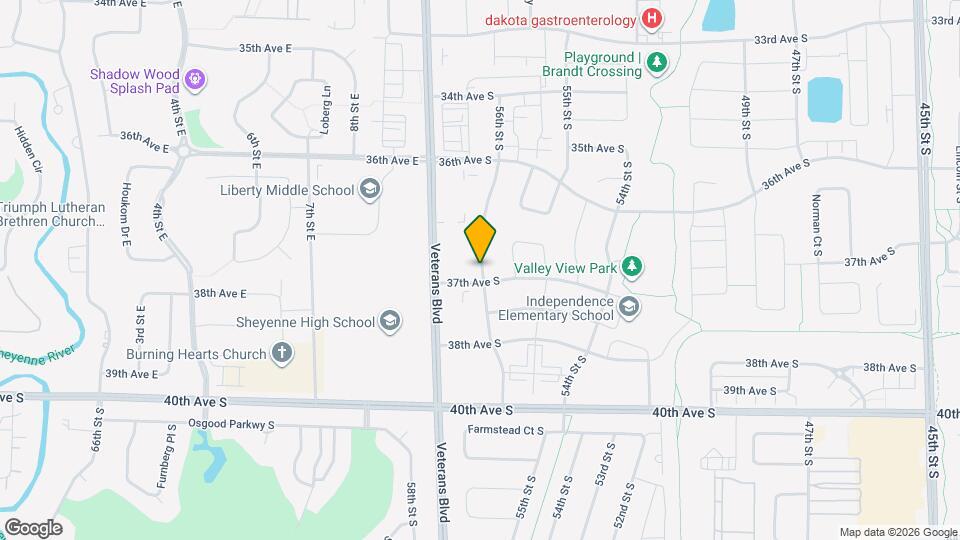 3693 56th St S Map and Location Details