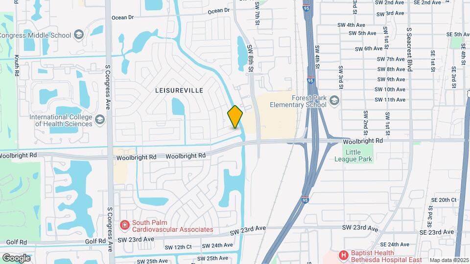 1590 SW 14th Ave Map and Location Details