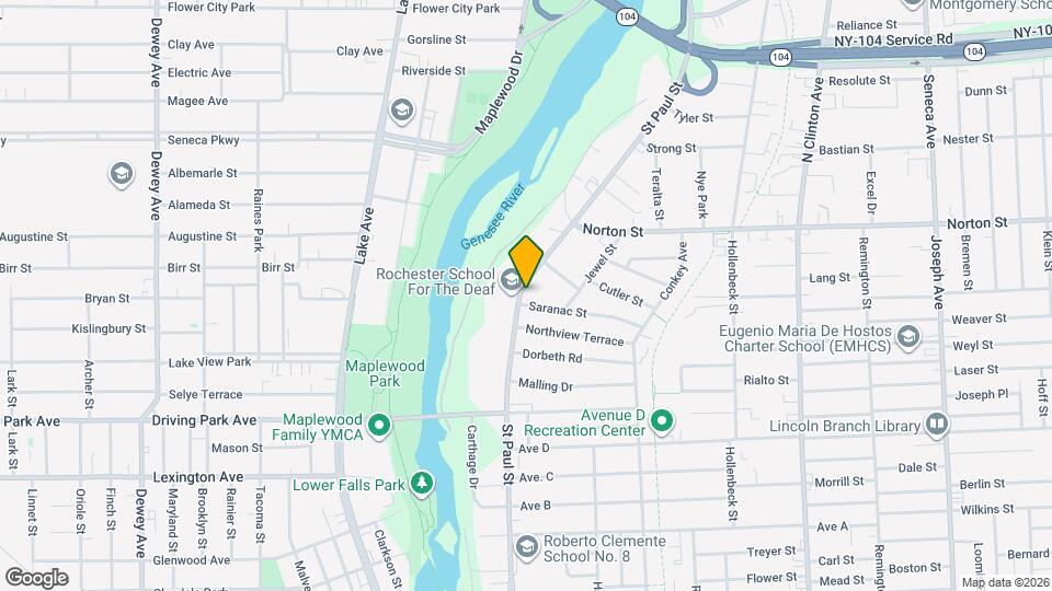 1540 St Paul St Map and Location Details