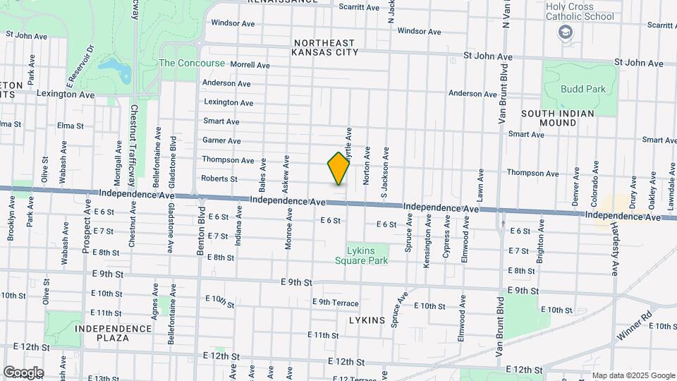 3841 Roberts St Map and Location Details