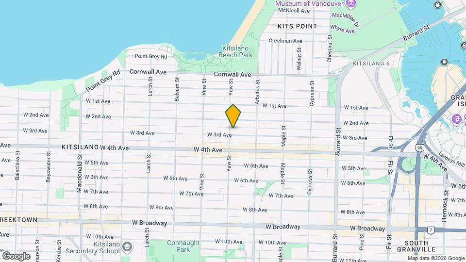 1870 Yew St Map and Location Details