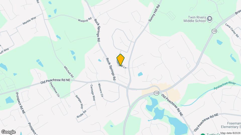 1893 Brittlebank Ln Map and Location Details