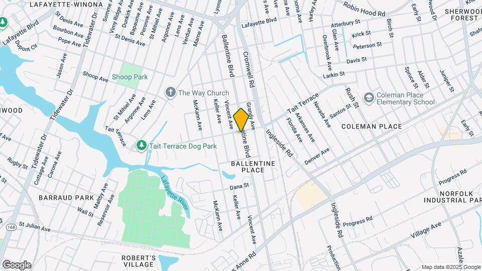 2541 Ballentine Blvd Map and Location Details