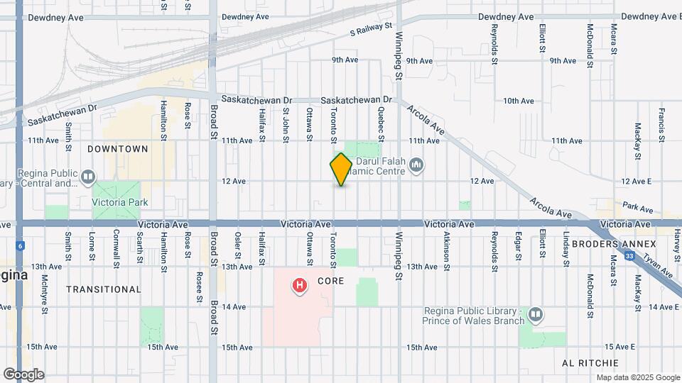 1921 Toronto St Map and Location Details