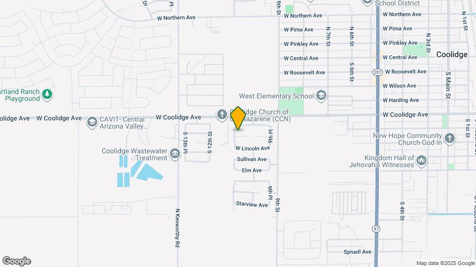1074 Kachina Dr Map and Location Details