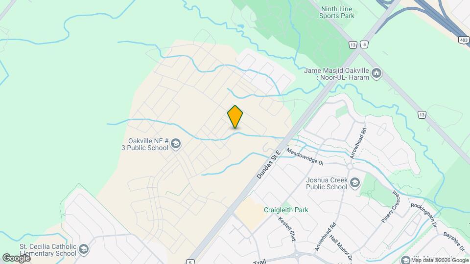 1308 Anthonia Trail Map and Location Details