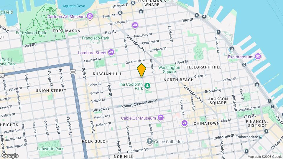 1841 Taylor St Map and Location Details