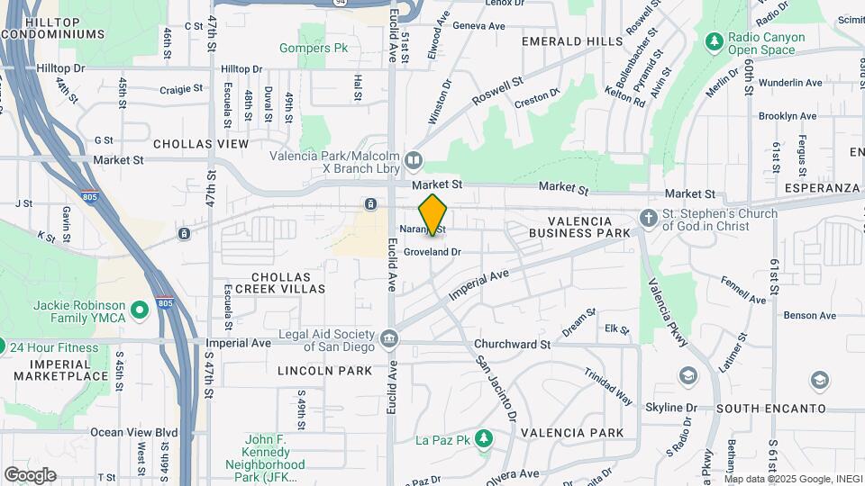 5186-5188 Groveland Dr Map and Location Details