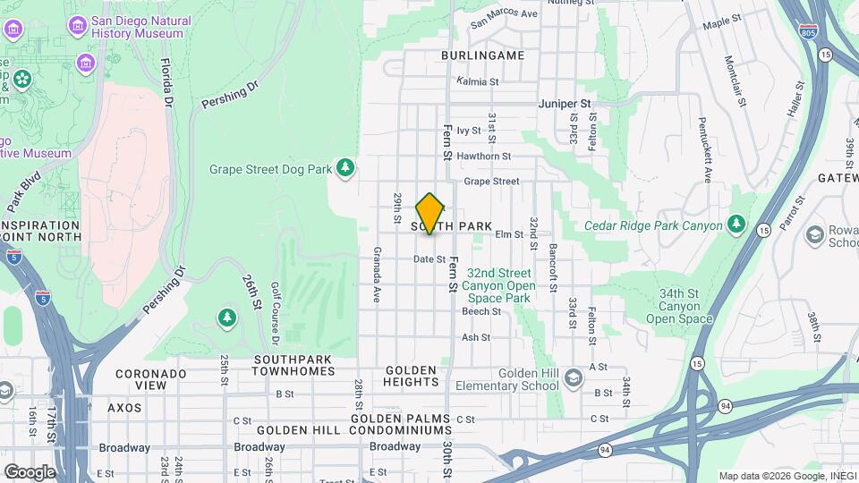 Beautifully updated 3-bedroom, 2.5-bathroom Craftsman in the heart of South Park Map and Location Details