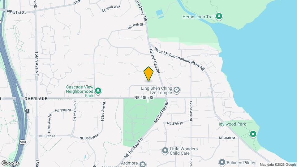 16726 NE 41st St Map and Location Details