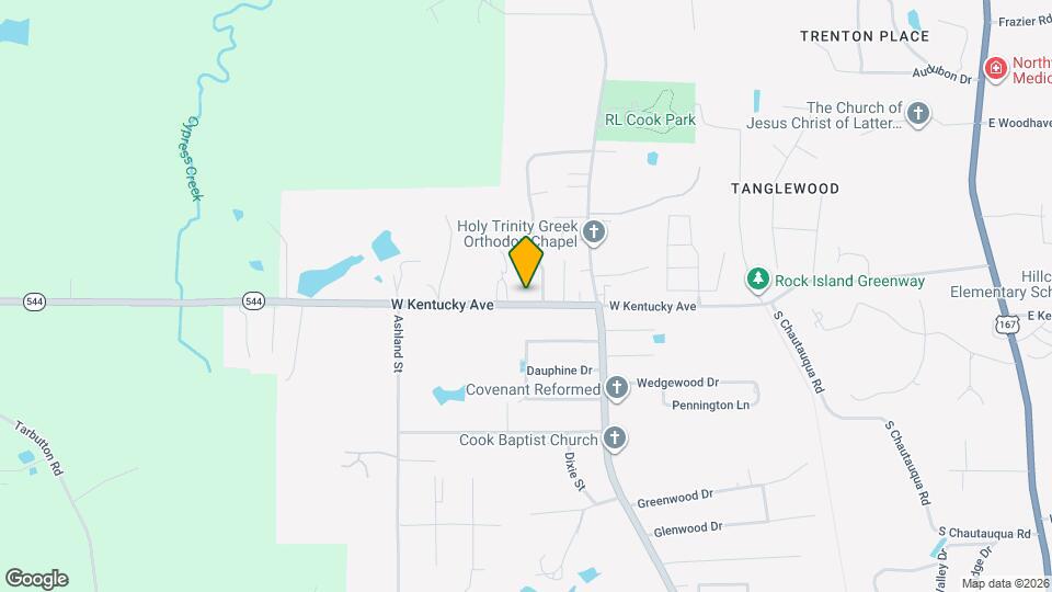 1608 W Kentucky Ave Map and Location Details