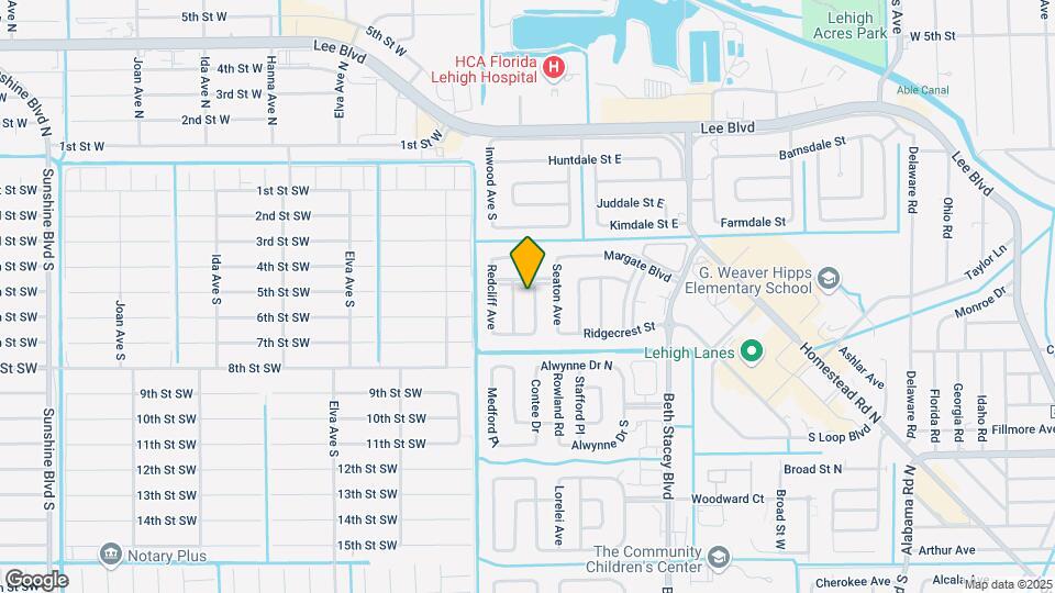 209 Rockcliff Ave Map and Location Details