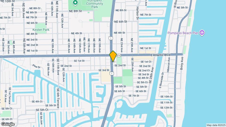112 S Federal Hwy, Unit Trendy 2-1 Walk to Beach Mapa y Detalles de la Ubicación