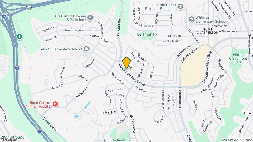 3266 Clairemont Mesa Blvd Map and Location Details