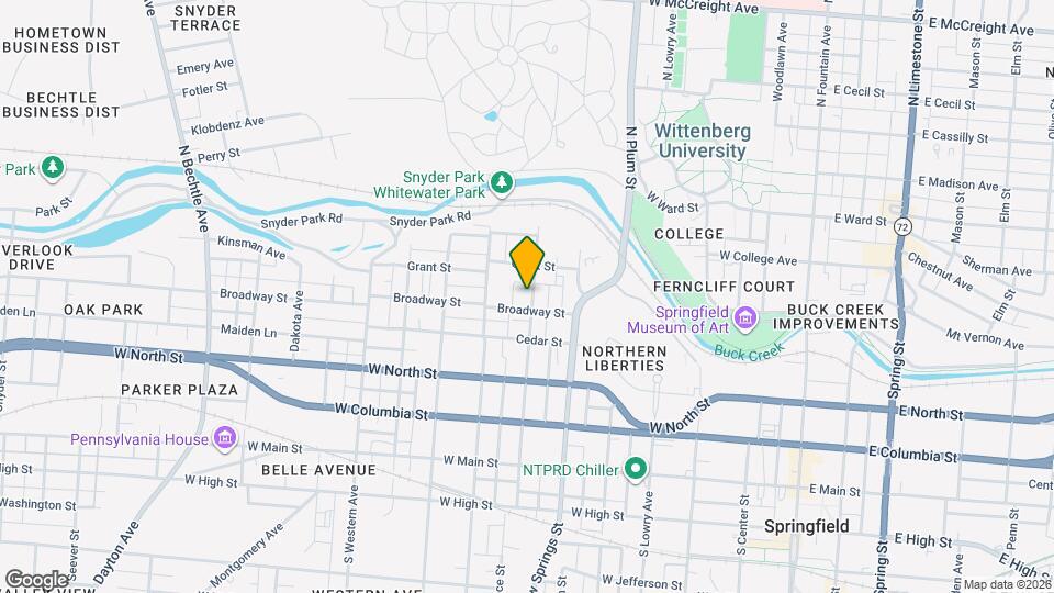 415 N Race St, Unit 1/2 Map and Location Details