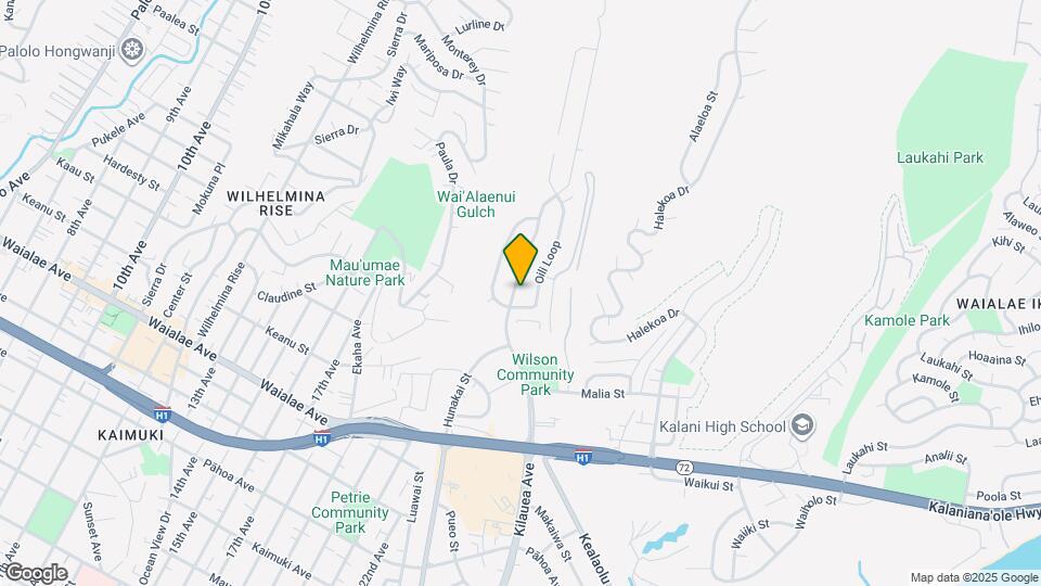 5029 Kilauea Ave Map and Location Details