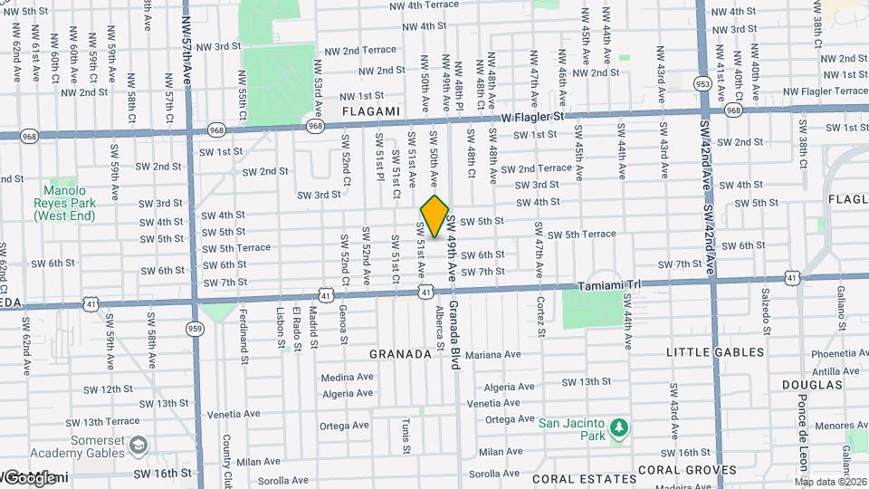5000 SW 5th Terrace Map and Location Details