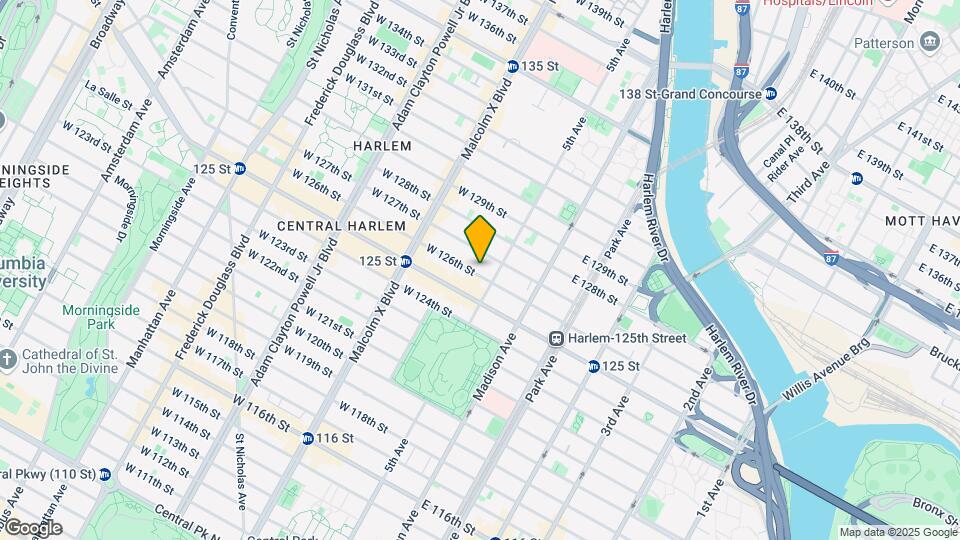 9 W 126th St Map and Location Details