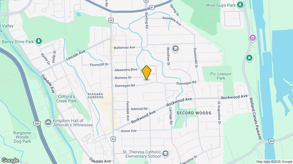 43 Dunvegan Rd Map and Location Details