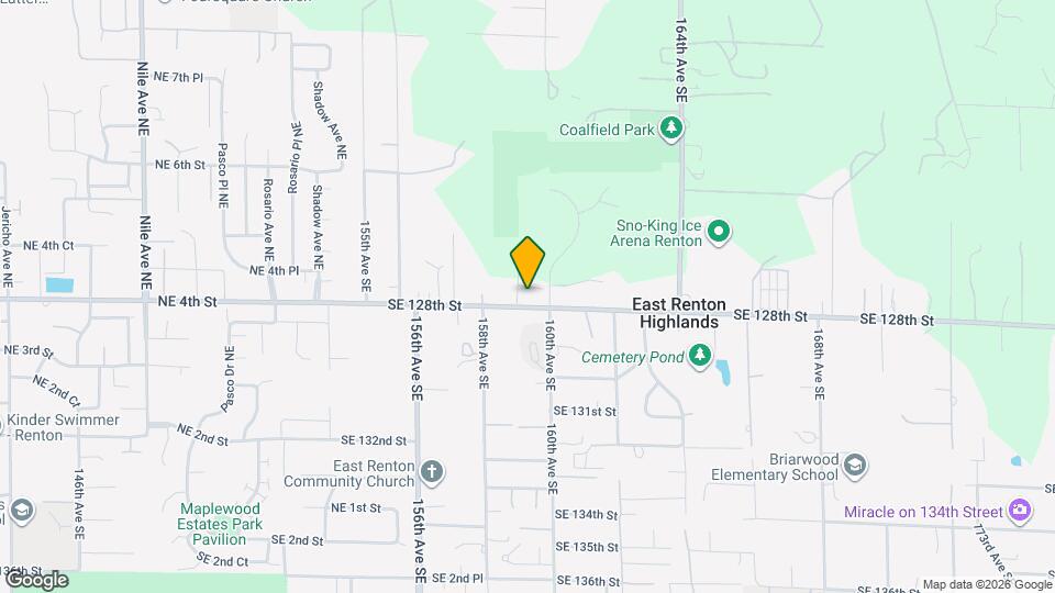 15822 SE 128th St Map and Location Details