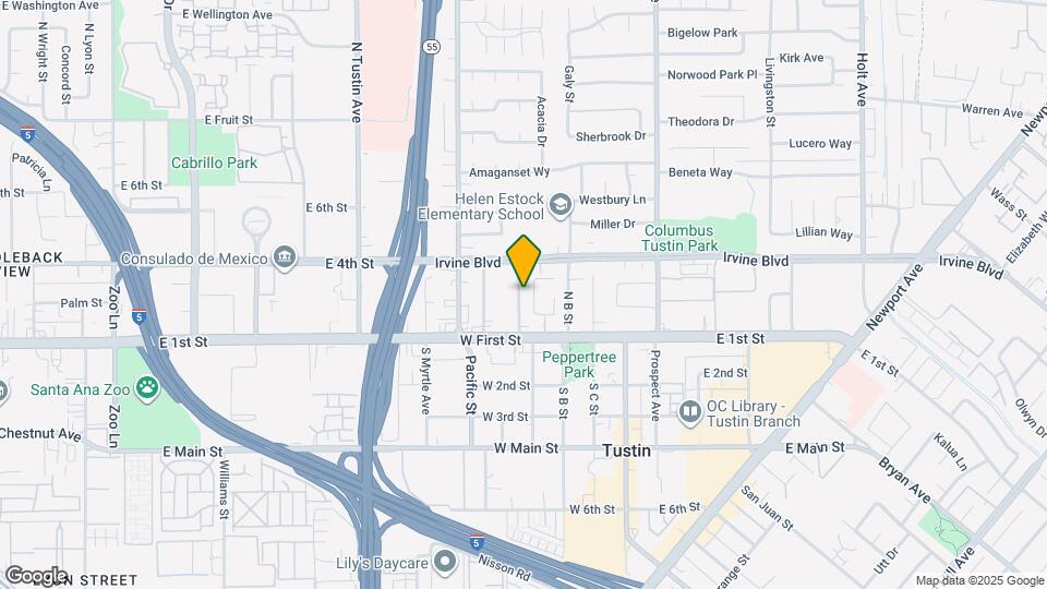 163 N A St Map and Location Details