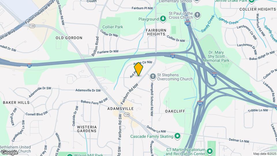 276 Fairburn Rd NW Mapa y Detalles de la Ubicación