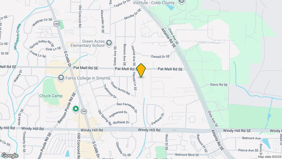 2112-2114 Valley Oaks Dr SE Map and Location Details