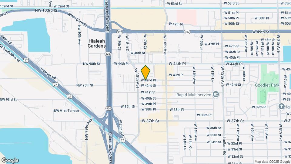 1720 W 42nd St Map and Location Details