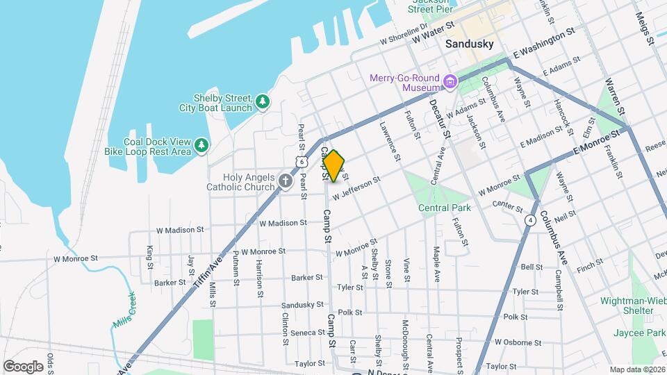 434 Camp St Map and Location Details