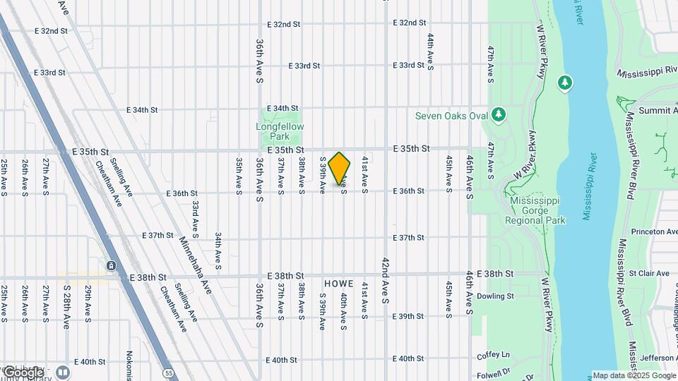 3914 E 36th St Map and Location Details