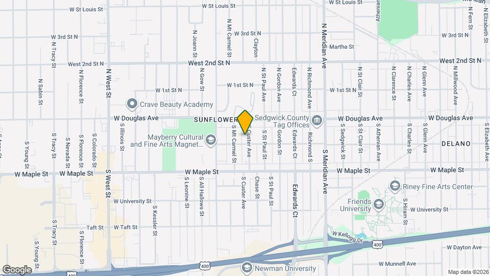 141 S Custer Ave Map and Location Details