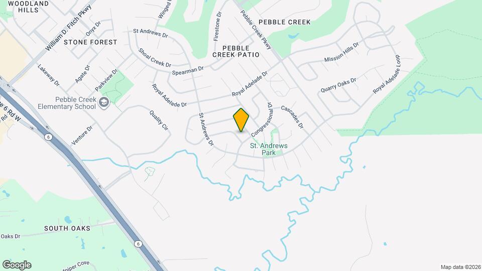 821 Plum Hollow Dr Map and Location Details