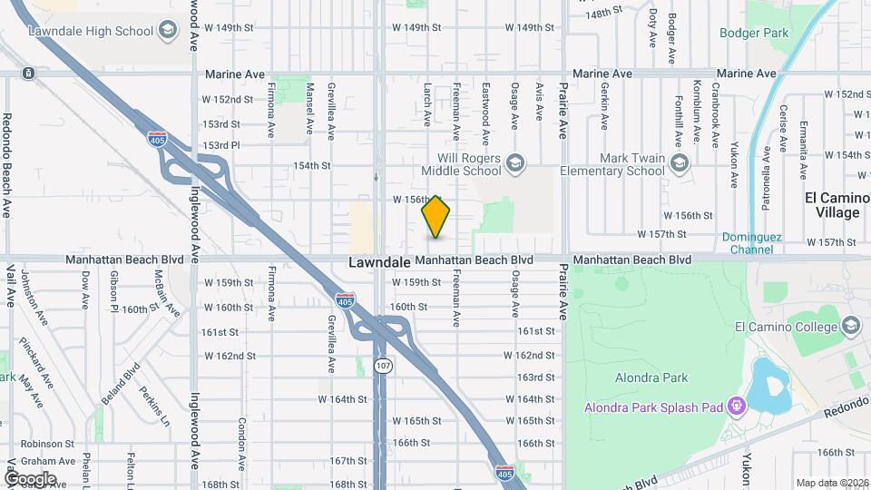 15722 Larch Ave Mapa y Detalles de la Ubicación