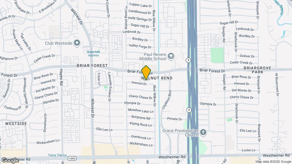 10622 Inwood Dr Map and Location Details