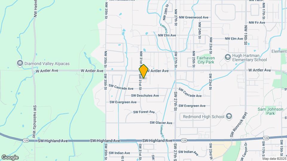 3055 SW Black Butte Ln Map and Location Details
