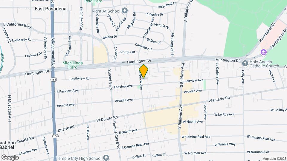 908 S Golden West Ave Mapa y Detalles de la Ubicación