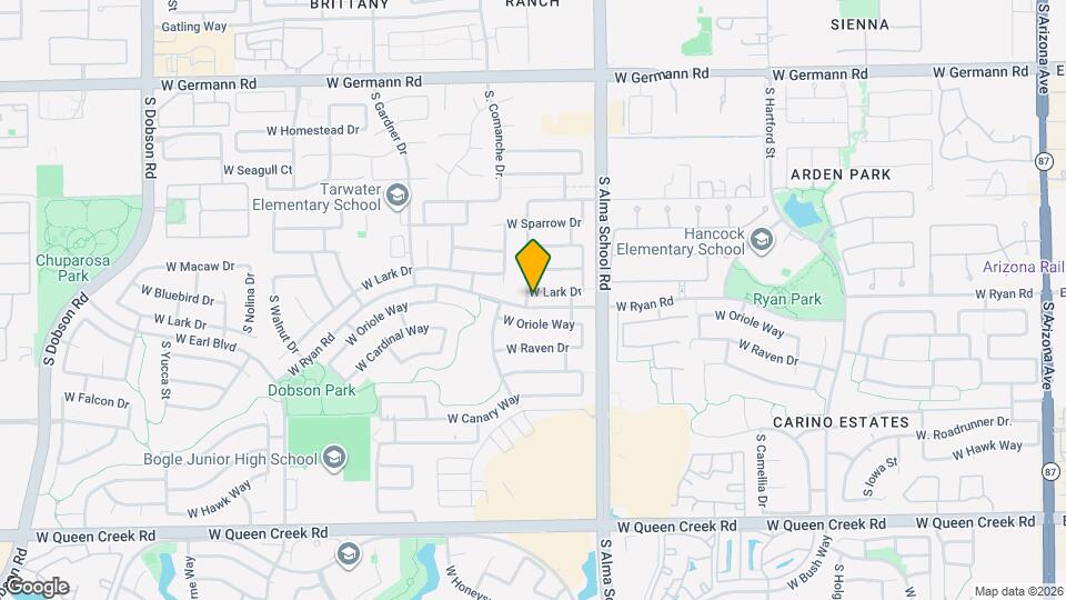 1191 W Lark Dr Map and Location Details