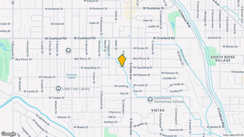 2705 W Spaulding St Map and Location Details