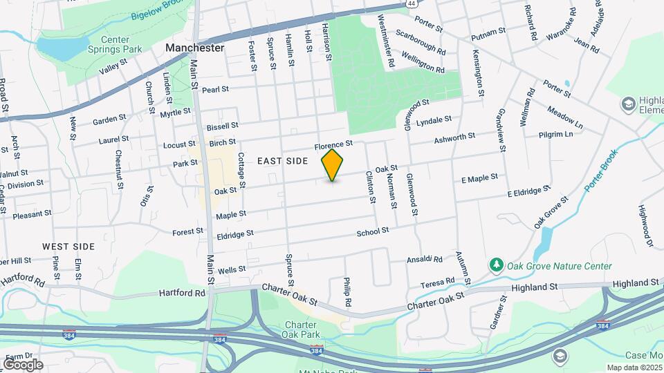 156 Oak St, Unit 156 oak apt #1 Map and Location Details
