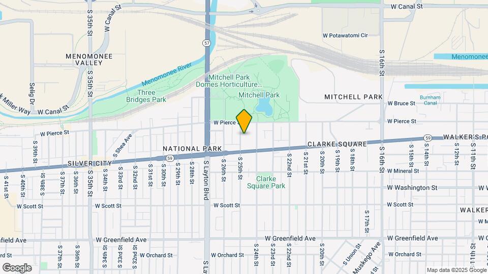 738 S 25th St, Unit Upper Map and Location Details