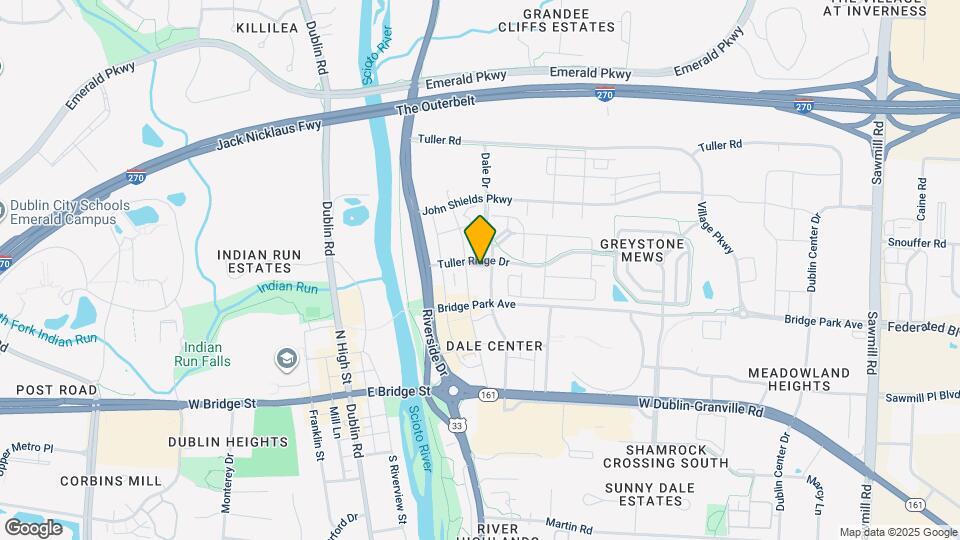 6633 Dale Dr, Unit Condo Bridge Park Map and Location Details