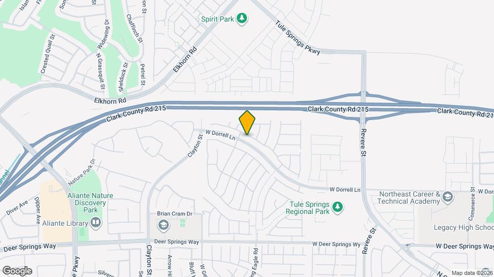 1525 Deep Valley Ave Map and Location Details